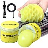 ColorCoral 2Pack Keyboard Cleaning Gel Kit Universal Dust Cleaner,Yellow