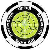 SmartLevel Marker – Golf Ball Marker with High Precision Horizontal Bubble | Putting Aid, Golf Training Aid, Durable Golf Accessories for Men & Women, Ideal Golf Gifts (Black&Green)