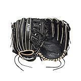 Wilson 2022 A700 12.5" Outfield Baseball Glove - Black/Blonde/White, Right Hand Throw