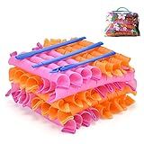 40pcs Heatless Spiral Hair Curlers for Long Hair - Heatless Curls Overnight 22inch Magic Hair Rollers No Heat Curlers for Women Kids