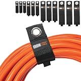 Iron Forge Cable Extension Cord Wrap Organizer, 12 Pack Storage Straps