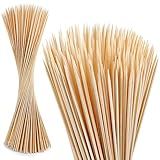 120 PCS Bamboo Marshmallow Roasting Sticks, SMores Skewers for Fire Pit, Extra Long 30 Inch Heavy Duty 5mm Thick Wooden SMores Sticks for Open Fire Pits Roaster Barbecue Hot Dog Camping Kebab Sausage