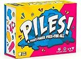 Lost Boy Entertainment Piles – Card Games – Family Games – for Kids 8 and Up – for Adults – Family Game Night – Travel & Memory Game – Party Games – 10 Mins