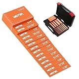 Neitra Setup Blocks Woodworking - 15 PCS Aluminum Height Gauge Blocks Set - Woodworking Measuring Tools Precision Setup Bars for Router and Table Saw