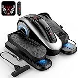 LVPIMAN Under Desk Elliptical Machine,Electric Ellipse Leg Exerciser as Seen on TV for Seniors,12 Adjustable Speeds&12 Modes with Remote Control,Elastic Rope,Manual&Auto Mode for Home Office