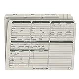 Real Estate Listing Folder – Right Panel List, Pre-Printed on Durable Card Stock with Closing Checklist and Color-Coded Dots for Organizing from NextDayLabels (Gray, Letter Size | Pack of 25)