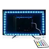 Tv Led Backlight,Maylit 14.3ft Led Strip Lights for 65-75in Tv,USB Powered Tv Lights kit with Remote,RGB Bias Lighting for Room Decor