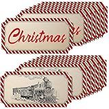 24 Pcs Christmas Believe Train Ticket for Kids Funny Believe Paperboard Tickets Decor for Kid Carnival Christmas Party