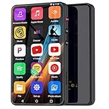 144GB MP3 Player with Bluetooth and WiFi, 4" Full Color Touch Screen MP4 Music Player with Spotify,Parental Control, YouTube,Pandora, Android Mainstrem Media MP4 Music Player for Kids up to 1TB,Black