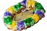 King Cake - Authentic Traditional Hand Braided (Blueberry)