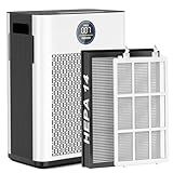 Air Purifier,FRESHDEW Air Purifiers for Home with H14 HEPA and Activated Carbon Filter, Removes 99.99% of Dust,Odors,Smoke,and Pet Hair Covers up to 2300 Sq.Ft, Quiet and Energy Efficient