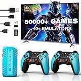 UWDFH Retro Gaming Console, 2026 Gaming Stick Pro, 50000 Games -128GB, 4k HDMI Output, and 2.4GHz Wireless Controller, 48 Classic Emulators, Plug and Play Video Games for TV