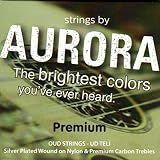 Aurora Oud Strings for Arabic Iraqi High Tuning F-F, Carbon PVF strings