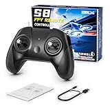 STARDRONE S8 RC Flight Simulator Controller- 8 Channels FPV Drone Games Remote Controller Support Popular System&Platform- Ideal for Beginner Pilots Professional Training Experience(Mode 2) (Black)
