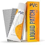 PVC Stitch Heavy Duty Repair Kit for Air Mattresses, Waterbeds, Hot Tubs, Above-Ground Pools, Bouncy Houses, Air Mats, PVC Pipes & Hoses, Punching Bags, and Much More (+ Reinforcing Mesh Cord)