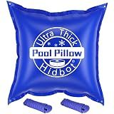 4' X 4' Pool Pillows for Above Ground Pools, 0.4mm Ultra Thick & Cold-Resistant Above Ground Pool Cover Air Pillow, Winterizing Winter Closing Pillows,Pool Winterizing Pillow (2x16.5ft Rope)