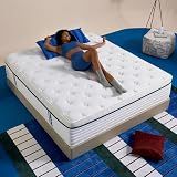 12 Inch Queen Size Mattress in a Box, Hybrid Mattress Medium Firm of Cooling Gel Memory Foam & Individually Pocket Coils for Motion Isolation & Pressure Relief, CertiPUR‑US Certified