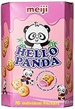 Meiji Hello Panda Cookies-L, Strawberry, 9.1 Ounce