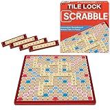 Tile Lock Scrabble, Board Holds Tiles in Place, by Winning Moves Games USA