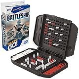 Battleship Grab and Go Game for Ages 7 and Up, Portable for 2 Players, Travel Play for Kids