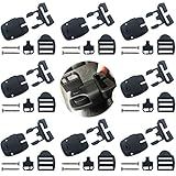 8 Set Spa Hot Tub Cover Broken Latch Repair Kit Have Slot - Replace Latches Clip Lock with Keys and Hardwares