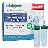 Safe Home® 50-in-1 Premium Drinking Water Test Kit – Test at our EPA Certified Laboratory – Home Inspections, Mortgage Loans, Real Estate Transactions, & More