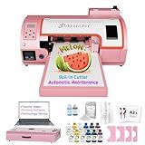 M1630 Pro Automatic Maintenance& Cutter A3 DTF Printer Bundle for T-Shirt Direct to Film Printing,White Ink Circulation Heat Transfer Home Use Machine for Fabric,Clothing(Printer,Oven,Laptop,Supplies)