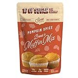 Sweet Logic Keto Baking Mix - Pumpkin Spice Muffin - Gluten-Free - Dairy Free - Diabetic-Friendly - High Protein - Allulose - Stevia - Low Sugar - Low Carb - Quick 20-Minute Prep (1-2G Carbs Per Serving)