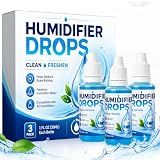 Humidifier Cleaner Drops, 30mlx3 Pack, Humidifier Drops for Cleaner Tanks