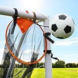 2-Pack Soccer Goal Target Portable Football Target Net Corner Soccer Target Net Youth Football Goal Kicking Net Goalkeeper Practice Goalie Throwing Accuracy Kids Small Training Equipment Adjustable