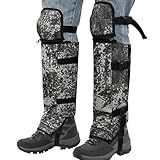 MDSTOP Snake Gaiters Snake Chaps, Waterproof Snake Guards, Adjustable Snake Bite Protection for Lower Legs, Snake Chaps for Men & Women, Snake Proof Gaiters for Hunting,Outdoor and Farm Working