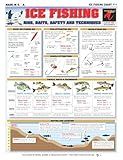 Ice Fishing Chart #14 - Waterproof Quick Reference Fishing Guide - (Rigs, Baits, Safety & Techniques) - Double-Sided & Easy to Read - Great Gift for Beginners