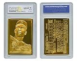 1952 Topps Mickey Mantle 22K Gold Rookie Card Design #311 - Graded GEM Mint 10