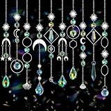 Crystal Suncatcher, 10 Pcs Colorful Sun Catchers Indoor Window Hanging