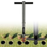 Bulb Planter Tool, 33.5 inch Long Handle Garden Sod Plugger to Dig Hole, Heavy Duty Metal Grass Plugger for Soil Test Planting or Weeding Spring Flowers Bulbs,Bedding Plants,Tulips, Lilies, Potato