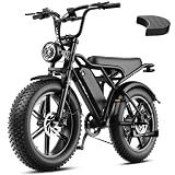 Jasion RetroVolt Electric Bike, 70-Mile Range, 2000W Peak, Fat Tire