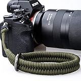 AQAREA Wrist Strap for DSLR/Mirrorless Camera, Quick Release Hand Strap with Safer Connector (Green)