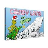Candy Land: The Grinch Board Game, Play as Who-Ville Characters and Race to Mt. Crumpit, Classic Preschool Game for Kids and Families, Ages 5+, 2-4 Players, Officially Licensed Dr. Seuss Merchandise