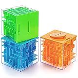 3 Pack Money Maze Puzzle Gift Boxes, A Fun Unique Way to Give Gifts for People You Love, Great for Kids and Adults