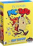 Mattel Games Pictionary Pic-Tato Hot Potato Game, Talks and Plays Music, Family Game for Kids, Adults with Erasable Markers and Boards