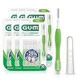 GUM Proxabrush Go-Betweens - Tight - Interdental Brushes - Soft Bristled Dental Picks for Plaque Removal Health - Safe for Braces & Dental Devices, 10ct (Pack of 6)