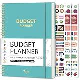 Budget Planner - Monthly Budget Book with Expense Tracker Notebook, Undated Bill Organizer & Finance Planner to Take Control of Your Money, Account Book to Manage Your Finances-Blue
