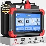 XTOOL D7 Bidirectional OBD2 Scanner: 2025 Scan Tool with ECU Coding, Full System Car Scanner Diagnostic Tool, 36+ Resets, Injector Coding, Throttle Relearn, Crank Sensor Relearn, FCA, CANFD & DoIP