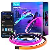 Govee RGBIC LED Neon Rope Lights, 10ft Gaming Lights for Gaming Desks