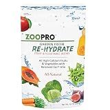 Exotic Nutrition Garden Fresh Re-Hydrate - High Calcium Dried Fruit & Vegetable Mix - for Sugar Gliders, Marmosets, Parrots, Conures, Iguanas, Turtles, Lizards, Bearded Dragons, & Other Small Pets