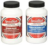 Speedball Screen Drawing Fluid and Screen Filler Set, 8 fl oz Each for Mesh Printmaking Frames