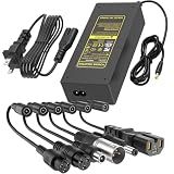 ETL Certified 54.6V 1.5A Electric Bike & Scooter Charger, 7-in-1 Universal Fast Charger Replacement for 48V 13S Lithium Battery, Compatible with Razor Gotrax Xiaomi Jetson Ninebot Hoverboard & E-Bike