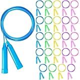 24pcs Kids Jump Rope, Colorful PVC Skipping Ropes for Kids, Adjustable Skipping Rope, Tangle-Free Jumping Rope, Lightweight Skipping Ropes for Outdoor Indoor Fitness Exercise Fun