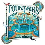 Fountains Board Game, Competitive Tile-Laying Strategy Game, Stunning Art Nouveau Aesthetic, 1-5 Players, Unique 3D Stacking & Drafting, Family & Gamer-Friendly, Ages 10+, 30-45+ Min Play Time
