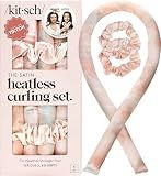 Kitsch Satin Heatless Curls Overnight Set - Sunset Tie Dye